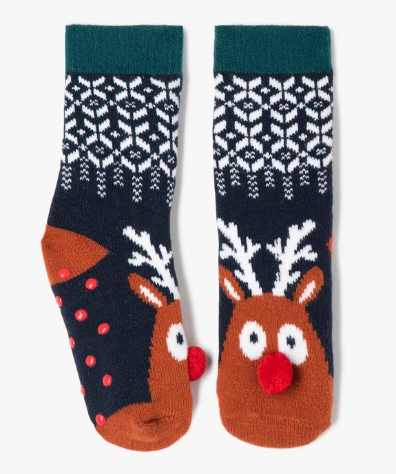 Chaussettes d’intérieur motif Noël garçon vue1 - GEMO (ENFANT) - GEMO