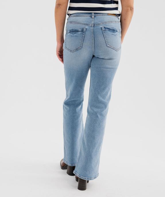 Jean flare taille haute femme - LuluCastagnette vue3 - LULU CASTAGNETTE GEMO FOR GOOD - GEMO