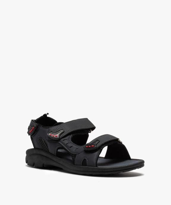 Sandales sport garçon à brides scratch vue2 - SANS MARQUE - GEMO