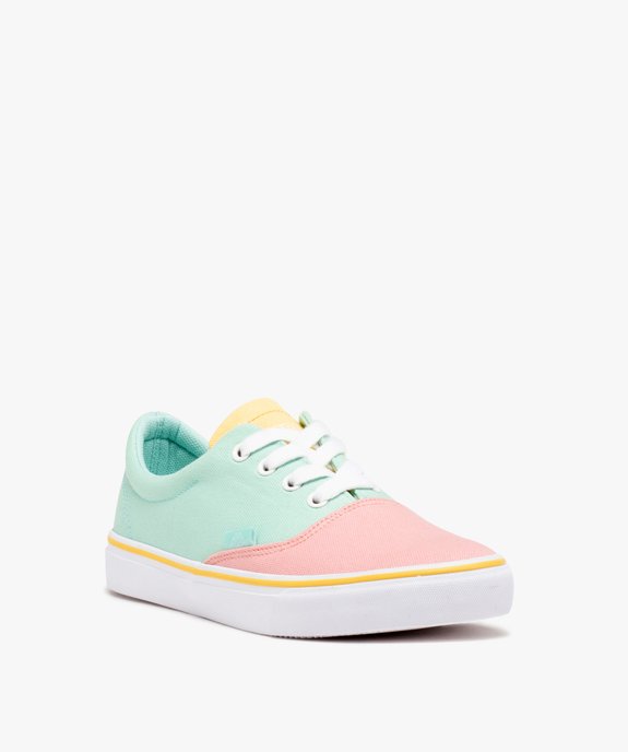 Baskets en toile skateshoes femme - Kappa Nisio vue2 - KAPPA - GEMO