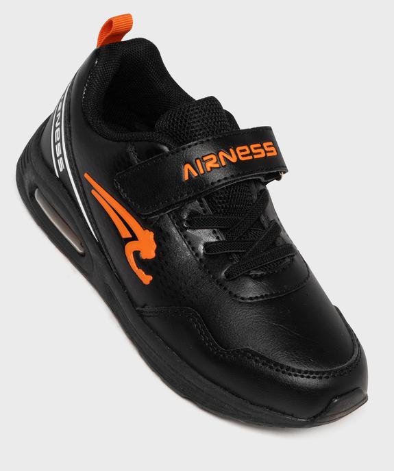 Baskets à scratch avec semelle à bulle d’air garçon - Airness vue5 - AIRNESS - GEMO