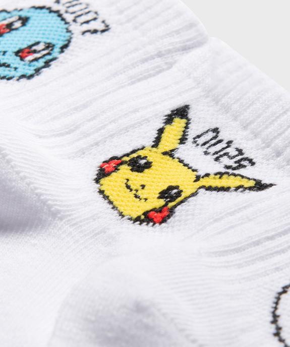 Chaussettes tige basse imprimée garçon - Pokémon (lot de 3 paires) vue2 - POKEMON - GEMO
