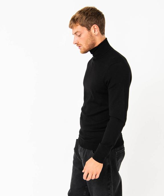 Pull homme à col V 100% laine mérinos vue2 - GEMO (HOMME) - GEMO