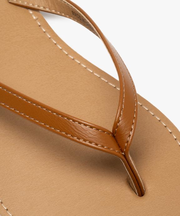 Tongs femme à petit talon plat et lanières fines - Valentina Baldano vue6 - VALENTINA BALDA - GEMO