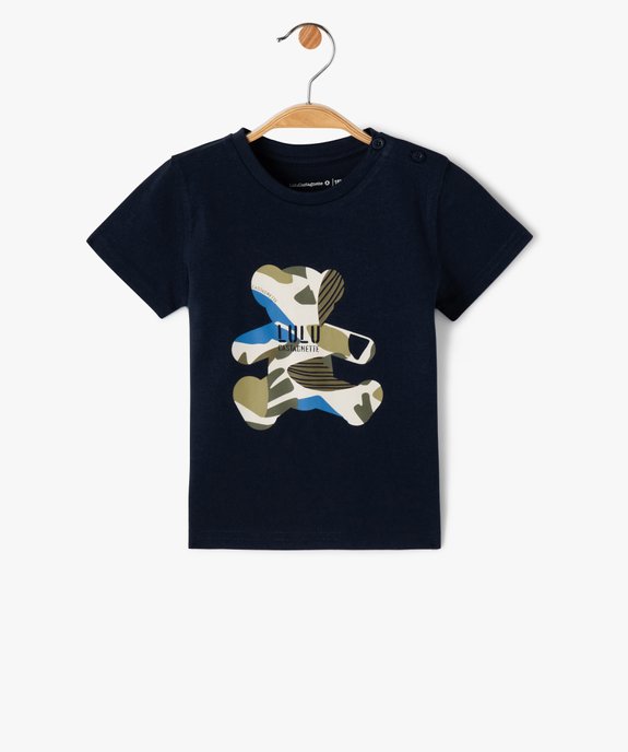 Tee-shirt bébé garçon imprimé - LuluCastagnette vue1 - LULUCASTAGNETTE - GEMO