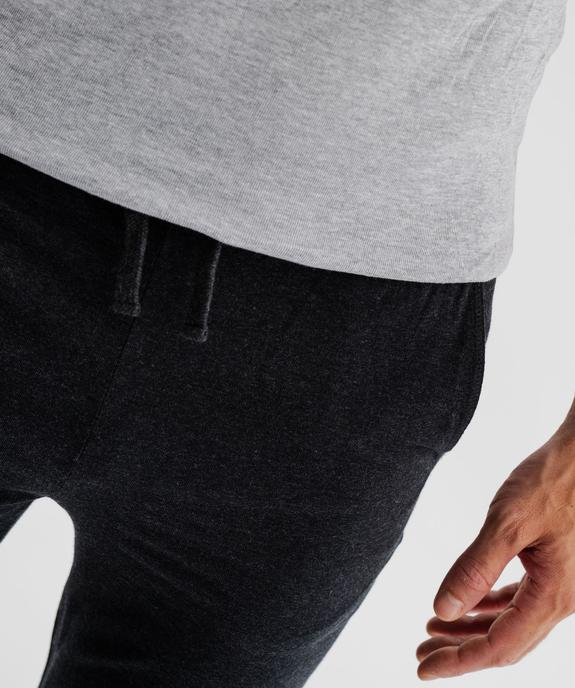 Pantalon de pyjama en jersey à taille élastique homme - GEMO(HOMWR HOM) Pantalon de pyjama en jersey à taille élastique homme vue11 - GEMO(HOMWR HOM) - GEMO