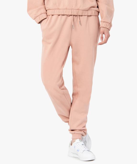 Pantalon de jogging femme molletonné vue1 - GEMO(FEMME PAP) - GEMO