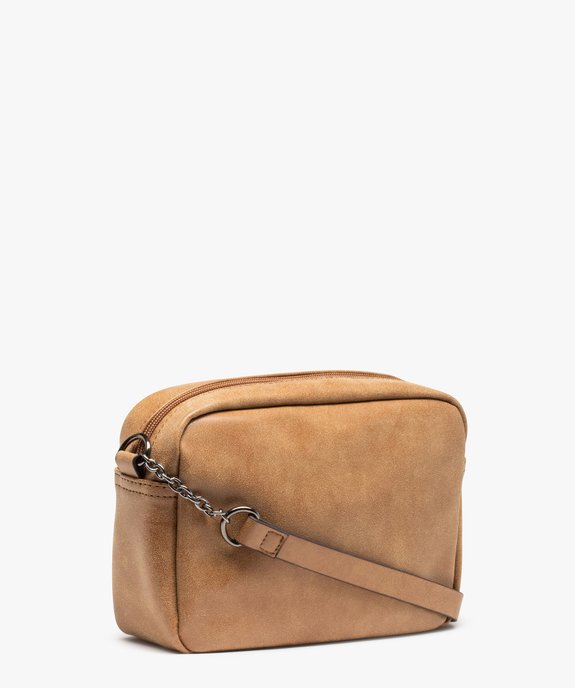 Sac femme avec devant surpiqué vue2 - GEMO (ACCESS) - GEMO