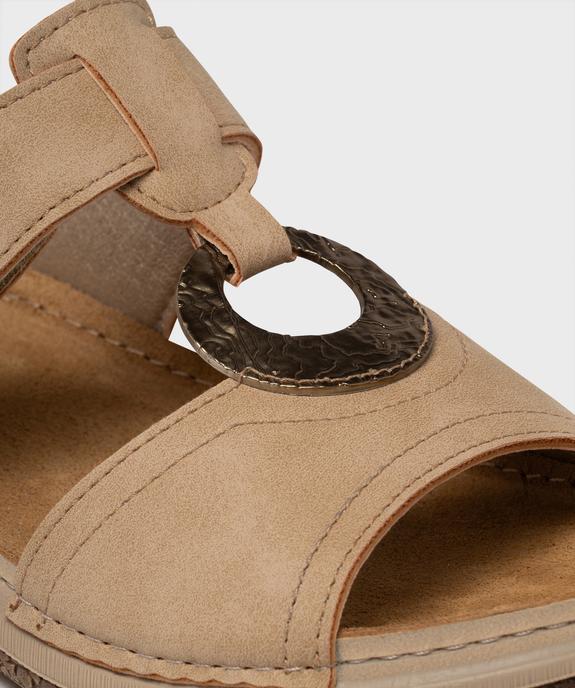 Mules confort avec bijou sur le dessus femme vue6 - G'FLEX - GEMO