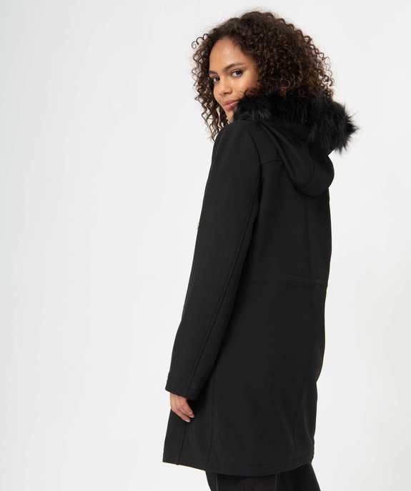 Parka femme avec col montant et capuche vue3 - GEMO(FEMME PAP) - GEMO