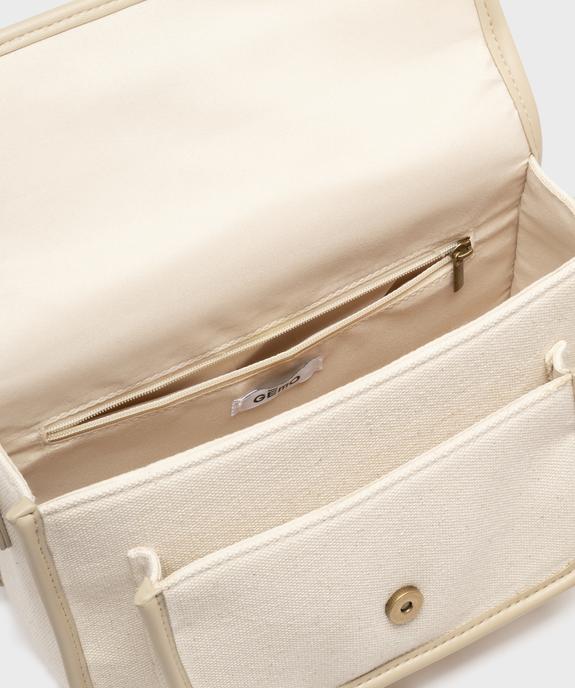 Sac besace à bandoulière en toile femme vue3 - GEMO (ACCESS) - GEMO