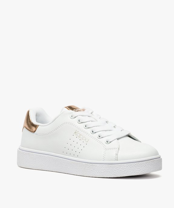 Baskets femme à lacets et détails contrastants - Kappa vue2 - KAPPA - GEMO