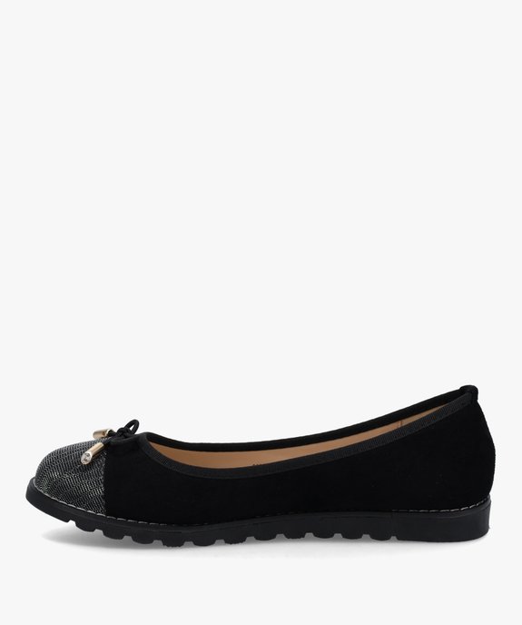 Ballerines femme à bout brillant et semelle crantée vue3 - GEMO(URBAIN) - GEMO