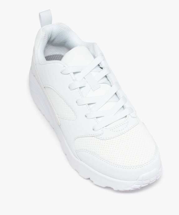 Baskets garçon unies à lacets - Skechers Unolite vue5 - SKECHERS - GEMO
