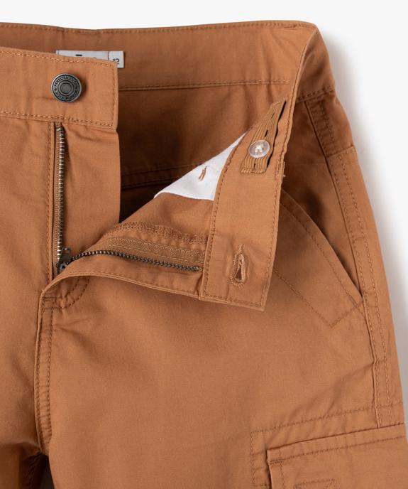 Bermuda coupe Cargo Regular garçon vue2 - GEMO 4G GARCON - GEMO