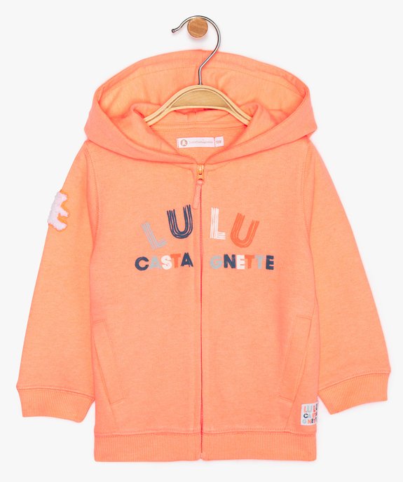 Sweat bébé garçon zippé à capuche - Lulu Castagnette vue1 - LULUCASTAGNETTE - GEMO