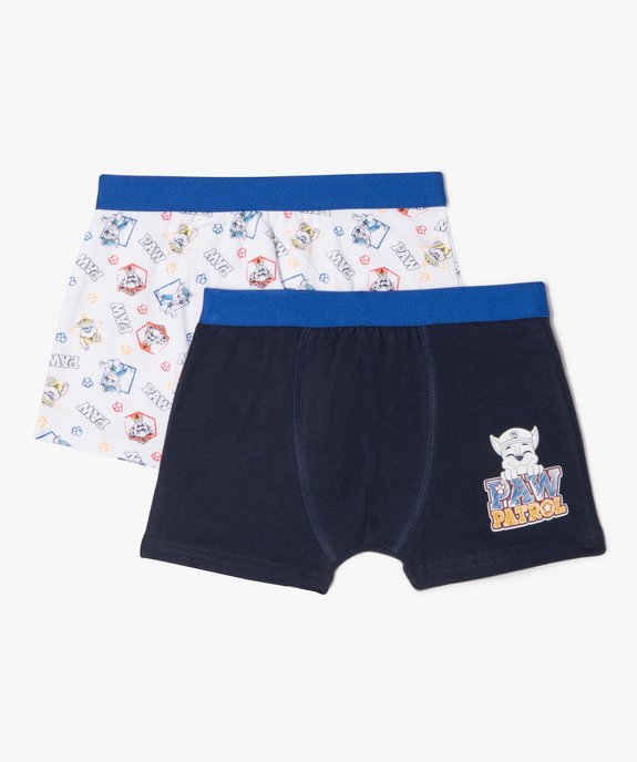 Boxers assortis à motifs garçon (lot de 2) - Pat Patrouille vue1 - PAT PATROUILLE - GEMO