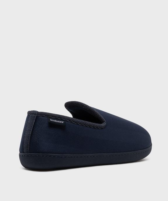 Chaussons enveloppants à motifs chevrons homme - Isotoner vue4 - ISOTONER - GEMO