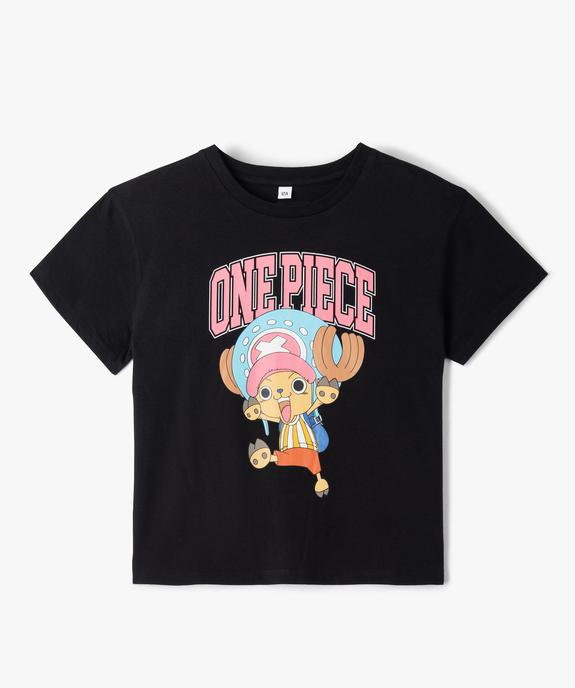 Tee-shirt fille à manches courtes coupe ample - One Piece vue1 - ONE PIECE - GEMO