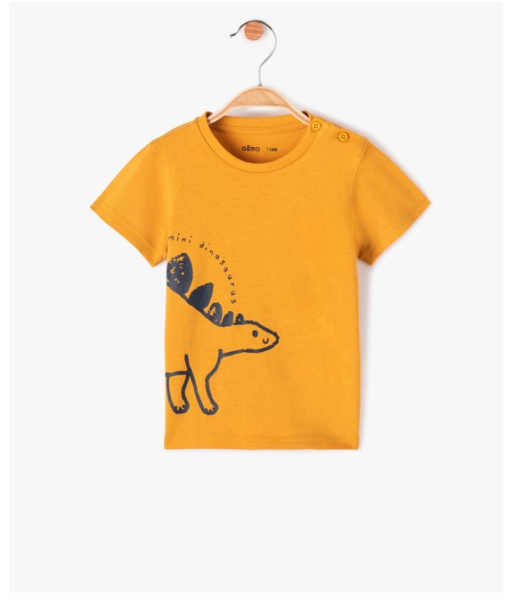 Tee-shirt bébé garçon avec message vue1 - GEMO(BEBE DEBT) - GEMO