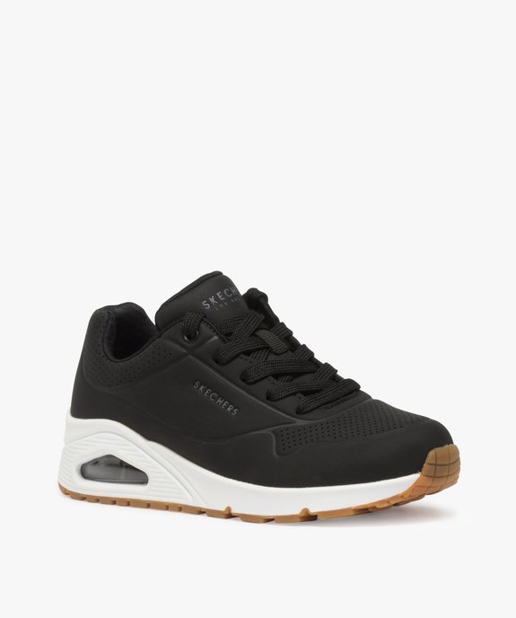 Baskets femme unies à lacets et semelle bulle d’air – Skechers vue2 - SKECHERS - GEMO