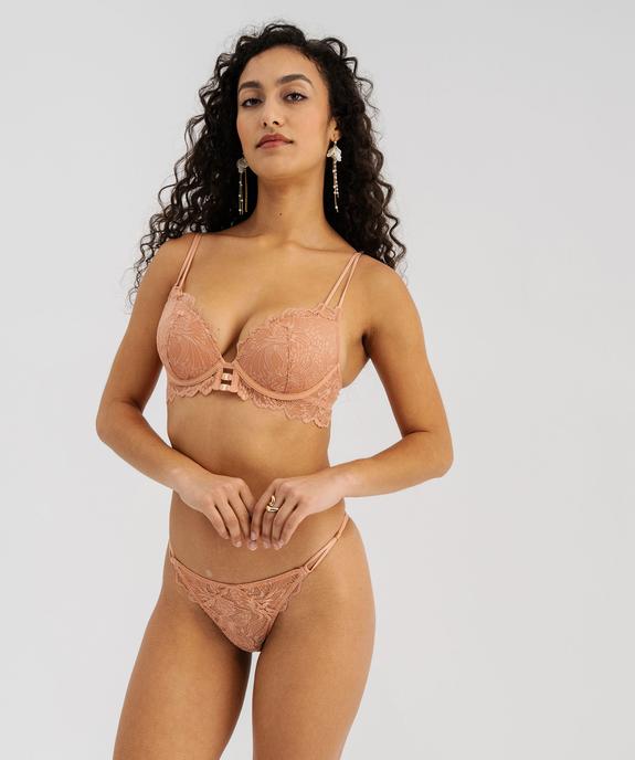 Soutien-gorge push-up à armatures vue3 - GEMO(HOMWR FEM) - GEMO