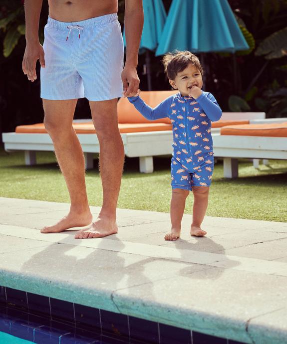 Combishort de bain à motifs crabes enfant anti UV UPF 50+ vue5 - GEMO(BEBE DEBT) - GEMO