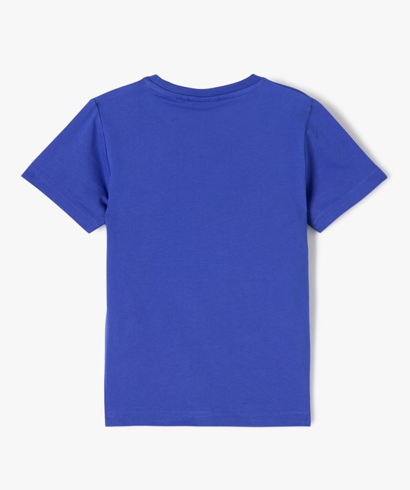 Tee-shirt à manches courtes motif voiture de course garçon - Hot Wheels vue3 - HOT WHEELS - GEMO