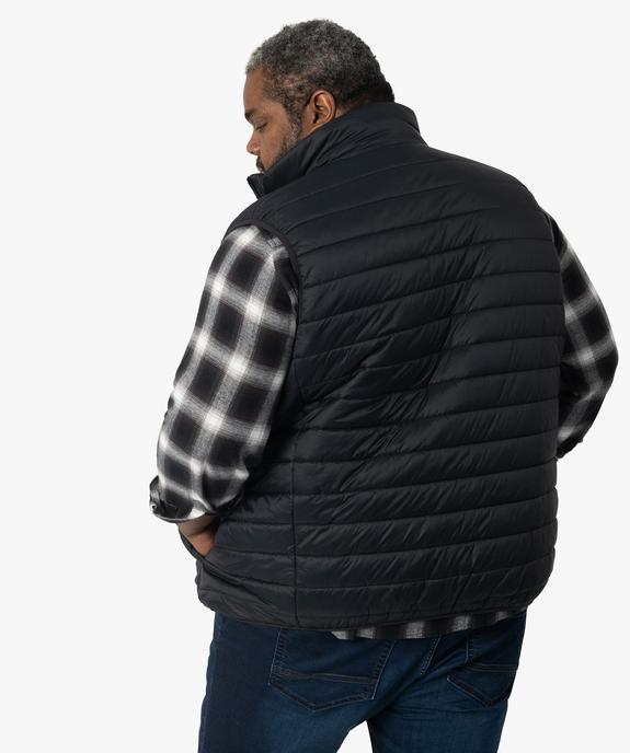 Doudoune homme grande taille sans manches à col montant vue3 - GEMO (G TAILLE) - GEMO