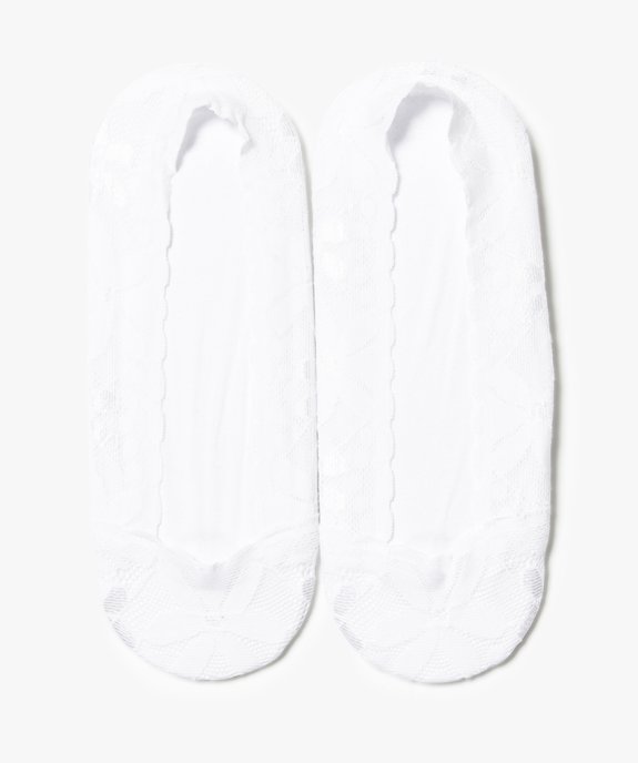 Lot de 2 protège-pieds en dentelle vue1 - GEMO(HOMWR FEM) - GEMO