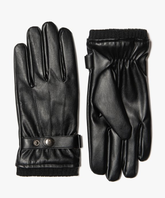 Gants homme tactiles à doublure chaude vue1 - GEMO (ACCESS) - GEMO