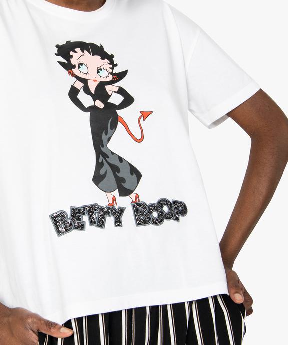 Tee-shirt femme avec motif diablesse – Betty Boop vue5 - BETTY BOOP - GEMO