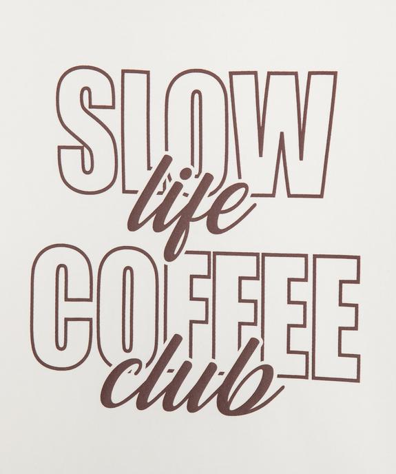 Tee-shirt manches courtes avec inscription fille vue2 - GEMO 4G FILLE - GEMO