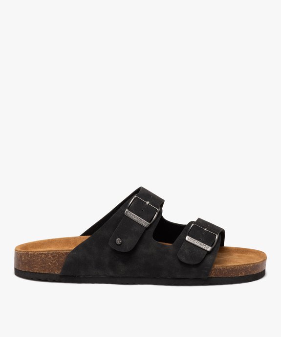 Sandales homme unies avec deux larges brides à boucle - Chevignon vue1 - CHEVIGNON - GEMO