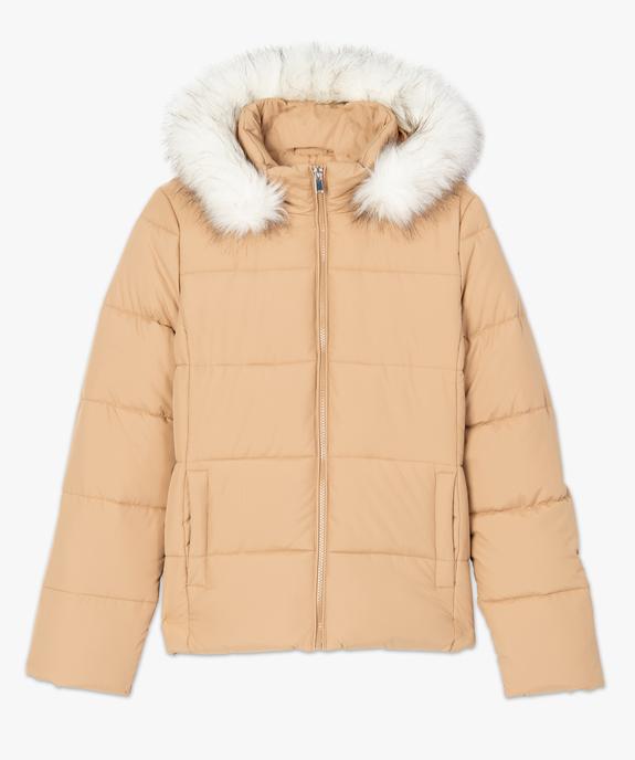 Doudoune femme à capuche duveteuse vue4 - GEMO(FEMME PAP) - GEMO