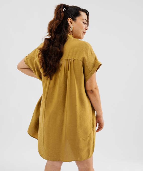 Robe courte fluide femme grande taille vue3 - GEMO 4G GT - GEMO