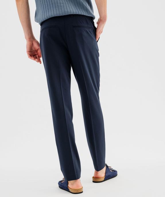 Pantalon en toile avec taille ajustable homme vue3 - GEMO 4G HOMME - GEMO