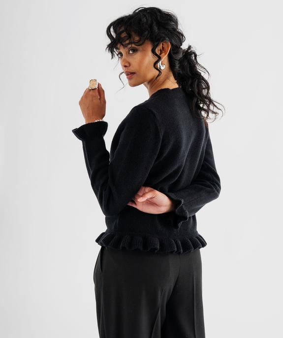 Gilet avec finitions froncées femme vue3 - GEMO(FEMME PAP) - GEMO
