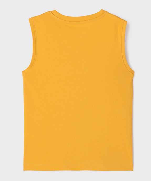 Débardeur en coton avec logo skate garçon vue3 - GEMO (ENFANT) - GEMO