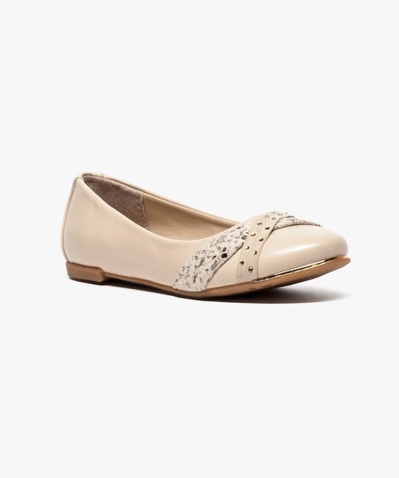 Ballerines à brides croisées vue2 - GEMO (ENFANT) - GEMO