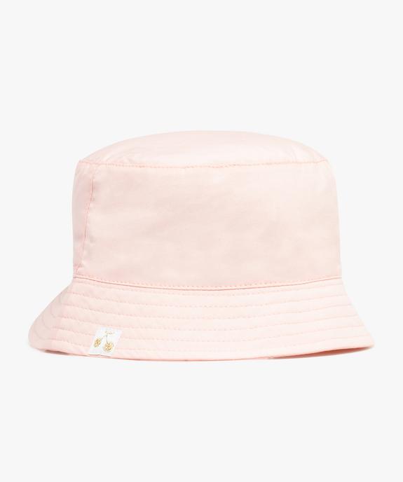 Chapeau bob en coton bébé fille vue1 - GEMO(BEBE DEBT) - GEMO