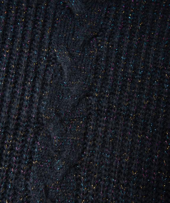 Pull fille col montant avec torsade sur l’avant vue2 - GEMO (JUNIOR) - GEMO