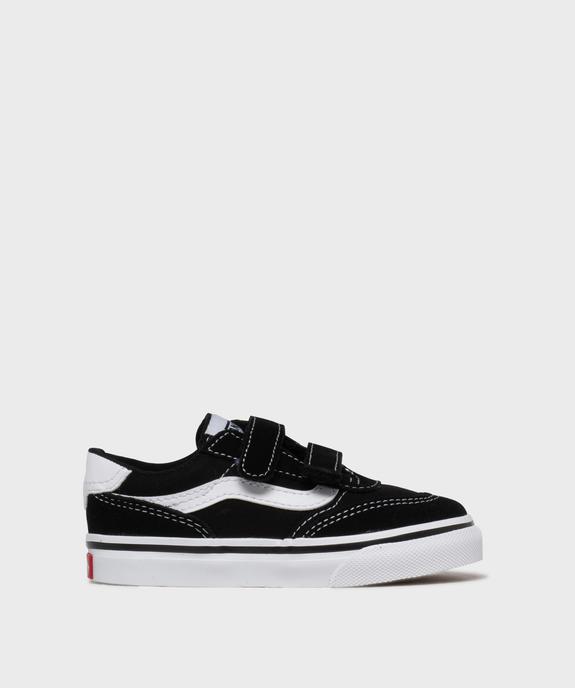 Baskets basses en cuir suédé et textile Brooklyn bébé fille - Vans vue1 - VANS - GEMO