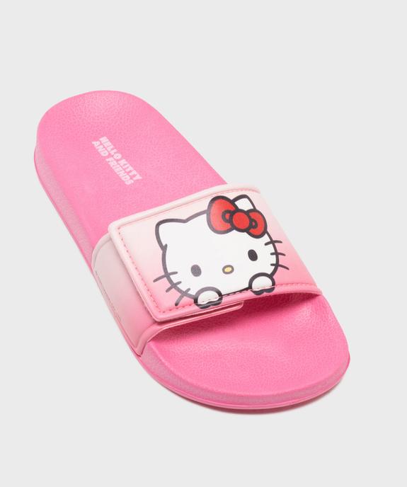 Mules de piscine à scratch à motif chaton fille - Hello Kitty vue5 - HELLO KITTY - GEMO