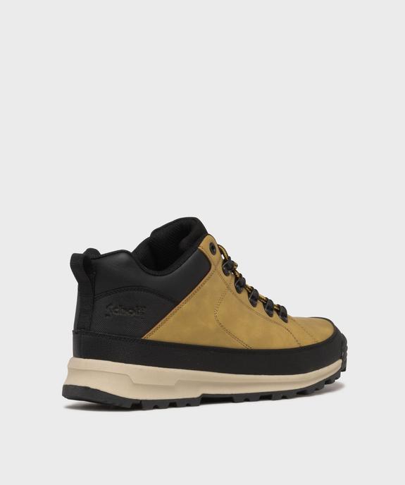 Boots sportswear mid-cut à semelle crantée homme - Schott vue4 - SCHOTT - GEMO