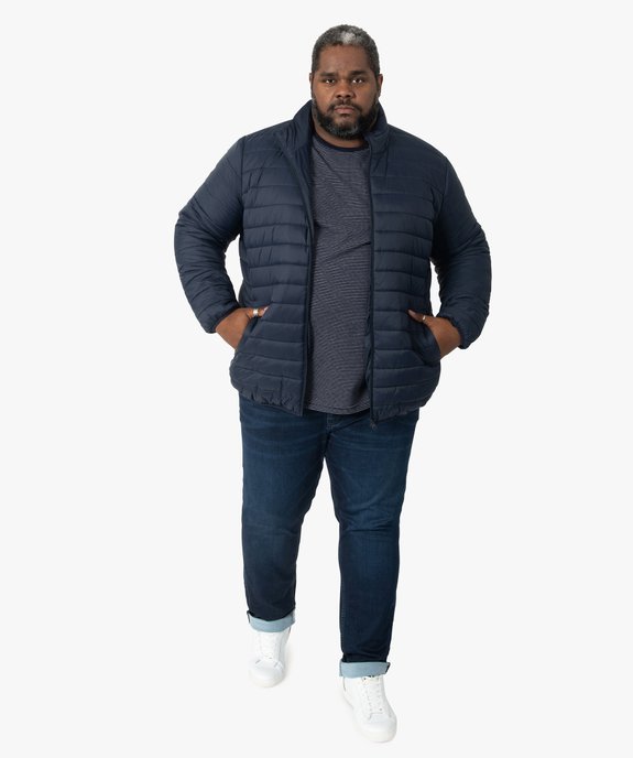 Doudoune homme grande taille légère à col montant vue5 - GEMO (G TAILLE) - GEMO