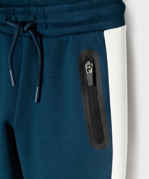Pantalon de jogging tricolore garçon vue4 - GEMO (ENFANT) - GEMO