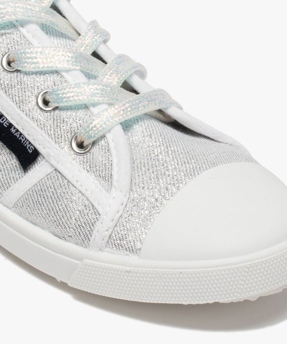 Baskets femme en toile à bout renforcé – Terre de Marins vue6 - TERRE DE MARINS - GEMO