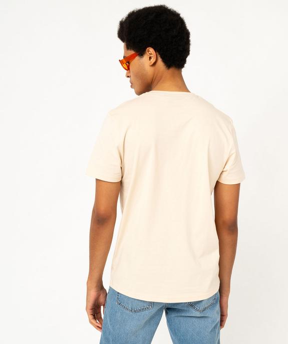 Tee-shirt manches courtes imprimé homme - 2Pac vue3 - 2PAC - GEMO