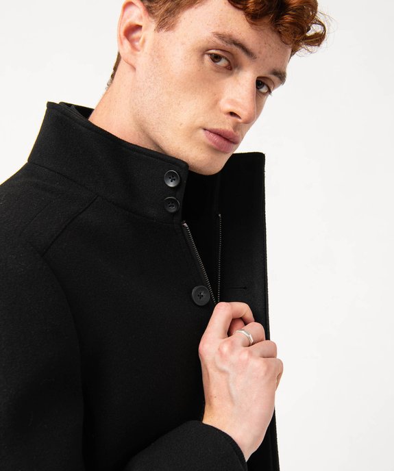 Manteau mi-long avec col intérieur amovible homme vue6 - GEMO (HOMME) - GEMO